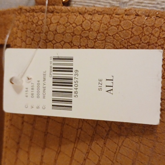 ANTHROPOLOGIE Brown Leather Wristlet Purse. - Picture 10 of 12